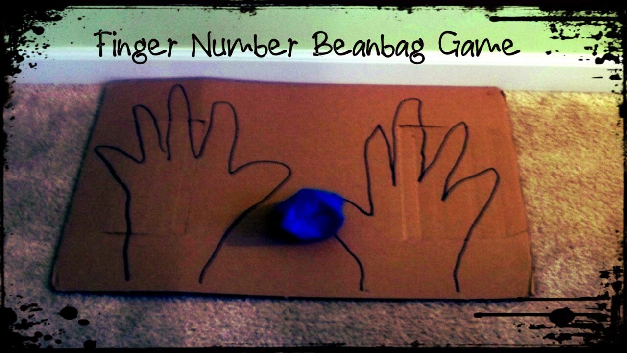 Piano Finger Number Beanbag Game