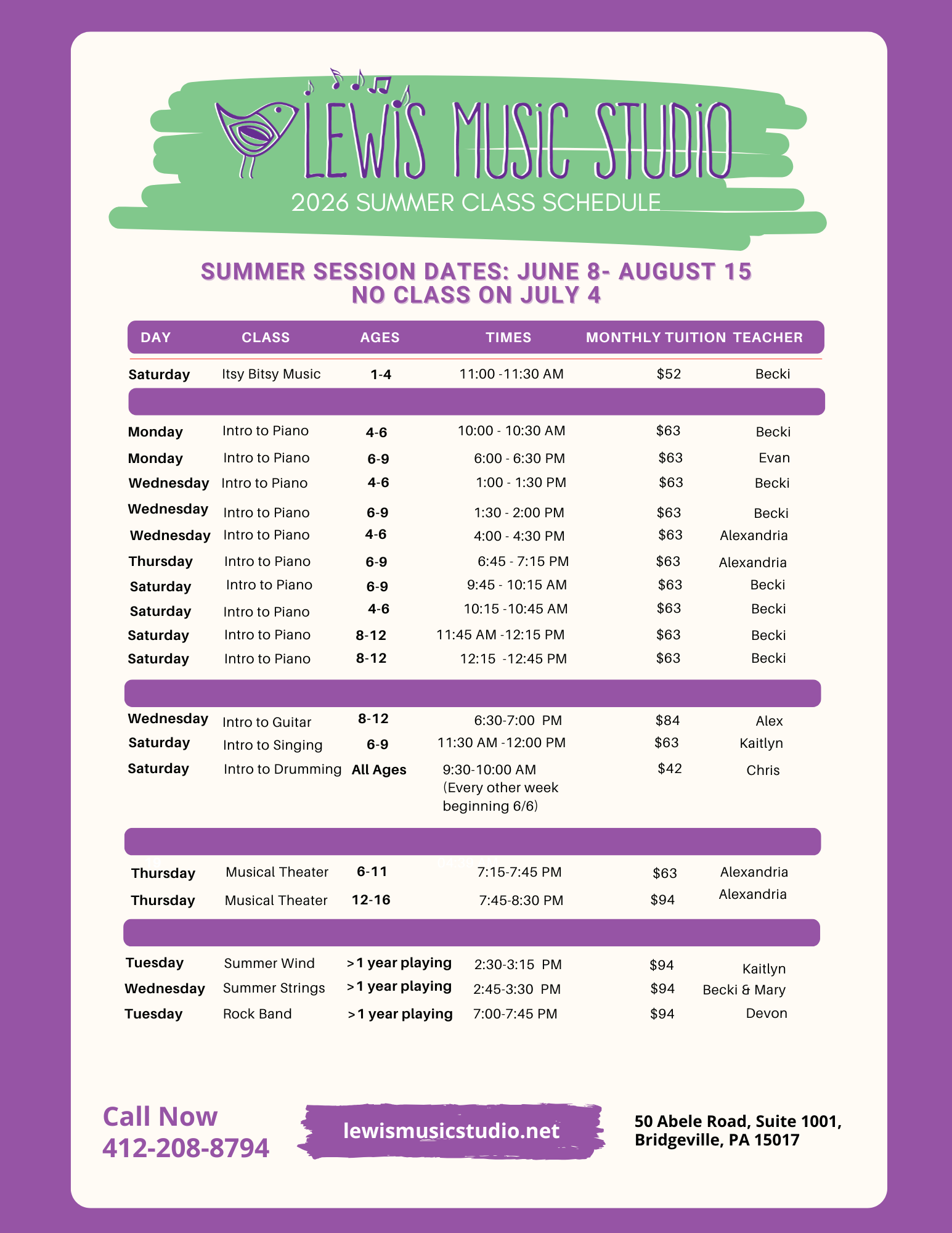 Summer Schedule 2026 (2)